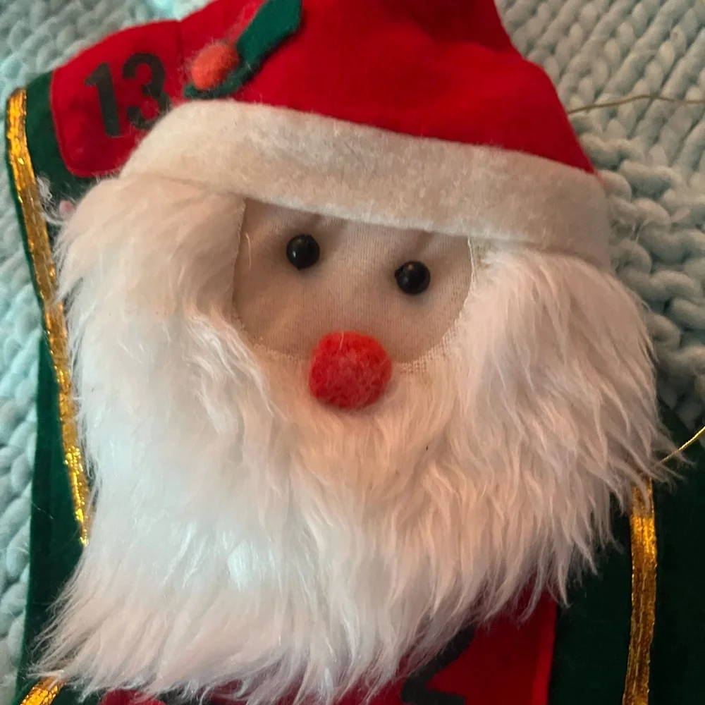 Holiday Advent Calendar Hanging Pocket